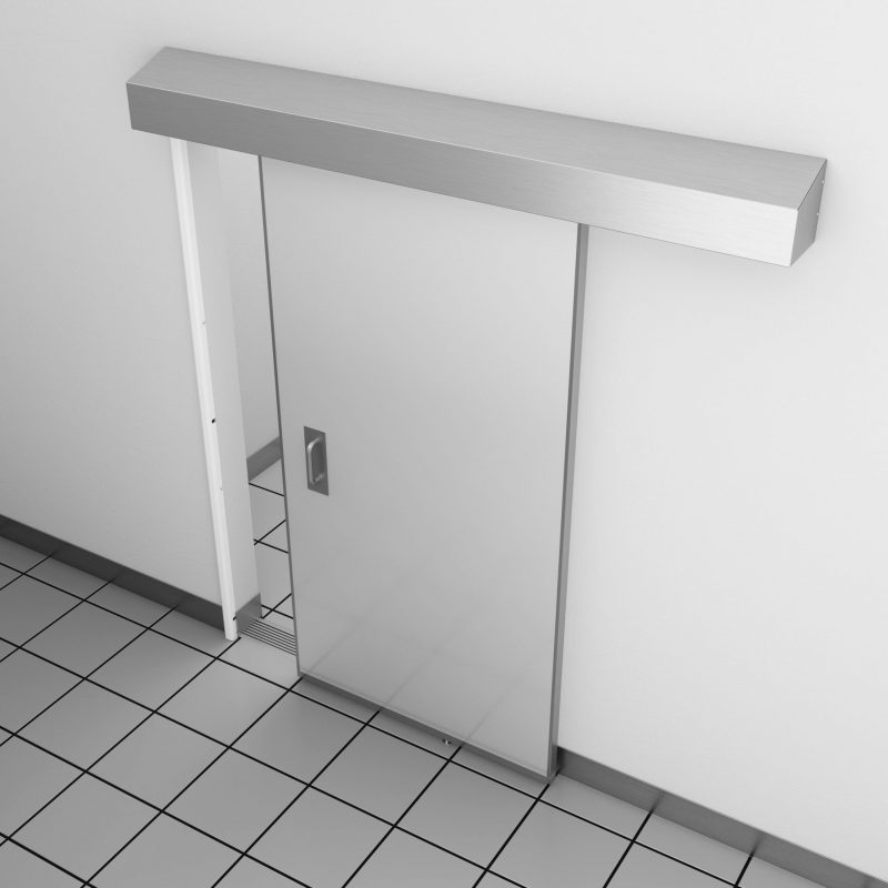 Sliding partially opened no window
